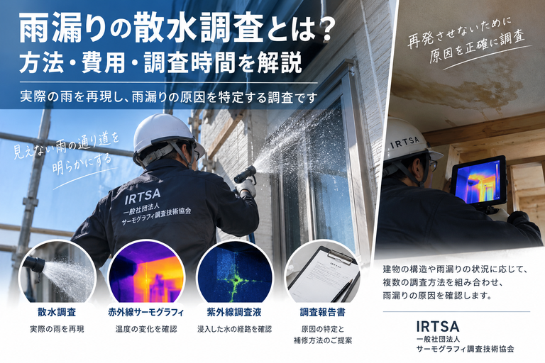 散水調査とは？