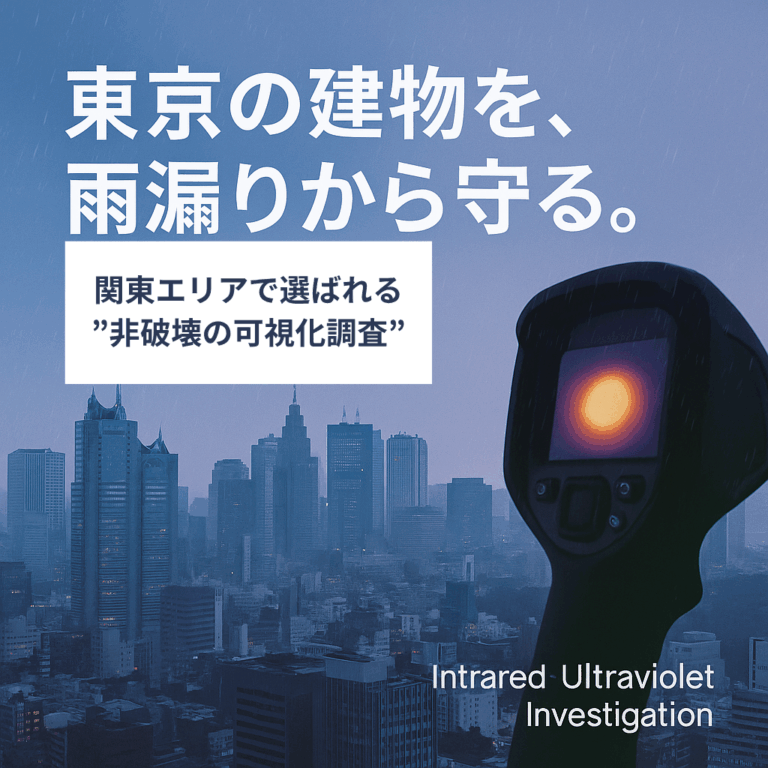 関東地区雨漏り調査