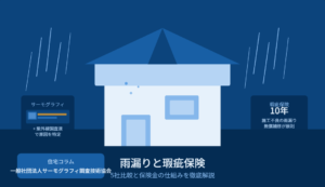 雨漏りと瑕疵保険についての記事