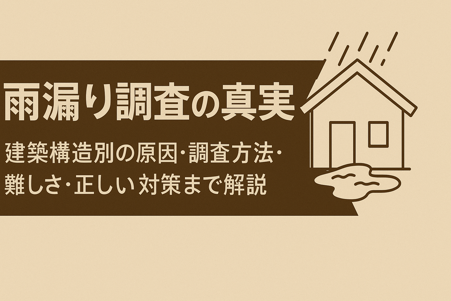 記事用　雨漏りの真実